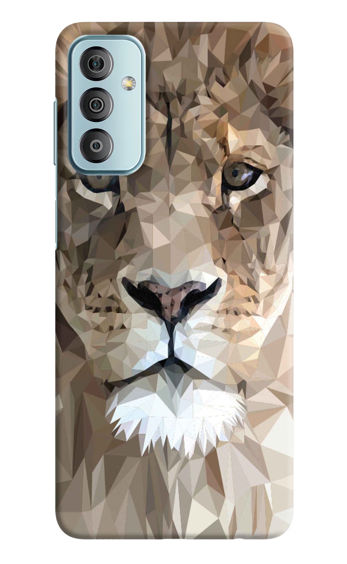 Lion Art Samsung F23 5G Hard Case Back Cover by Casekaro