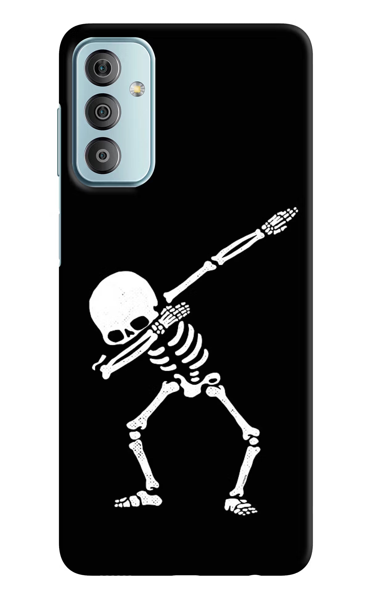 Dabbing Skeleton Art Samsung F23 5G Hard Case Back Cover by Casekaro