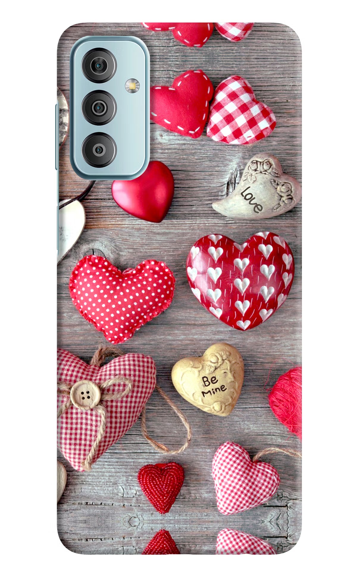 Love Wallpaper Samsung F23 5G Hard Case Back Cover by Casekaro