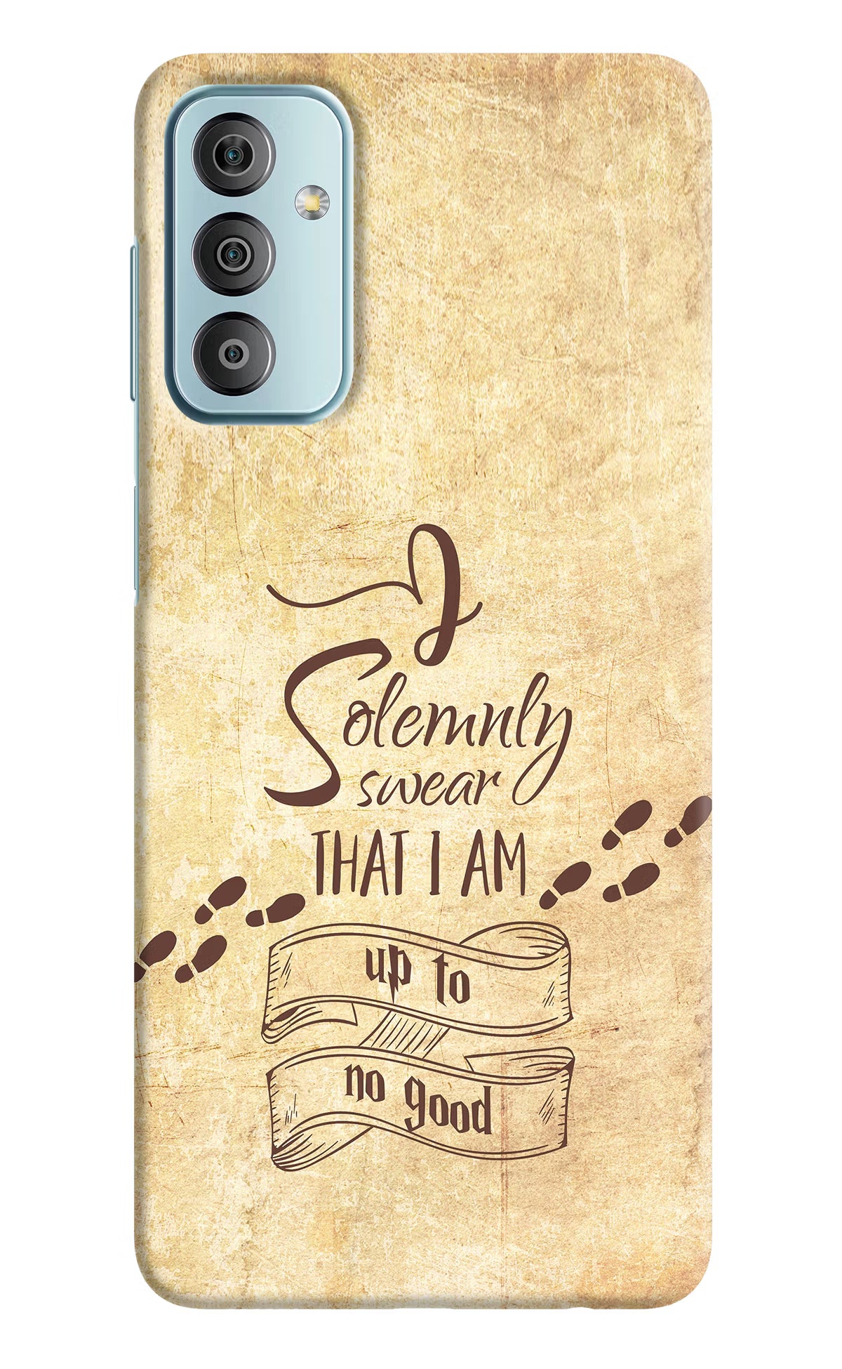 I Solemnly swear that i up to no good Samsung F23 5G Hard Case Back Cover by Casekaro
