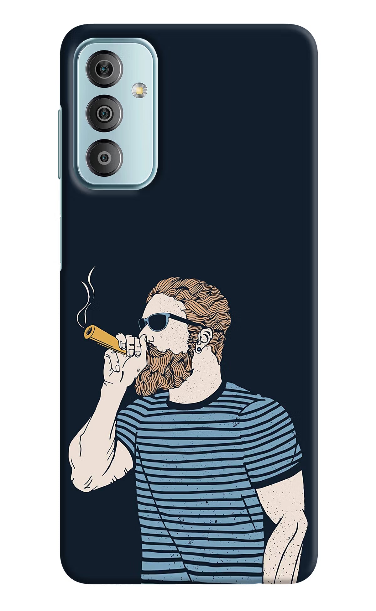 Smoking Samsung F23 5G Hard Case Back Cover by Casekaro