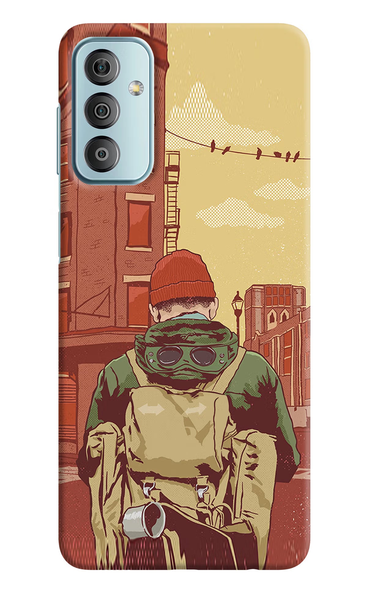 Adventurous Samsung F23 5G Hard Case Back Cover by Casekaro