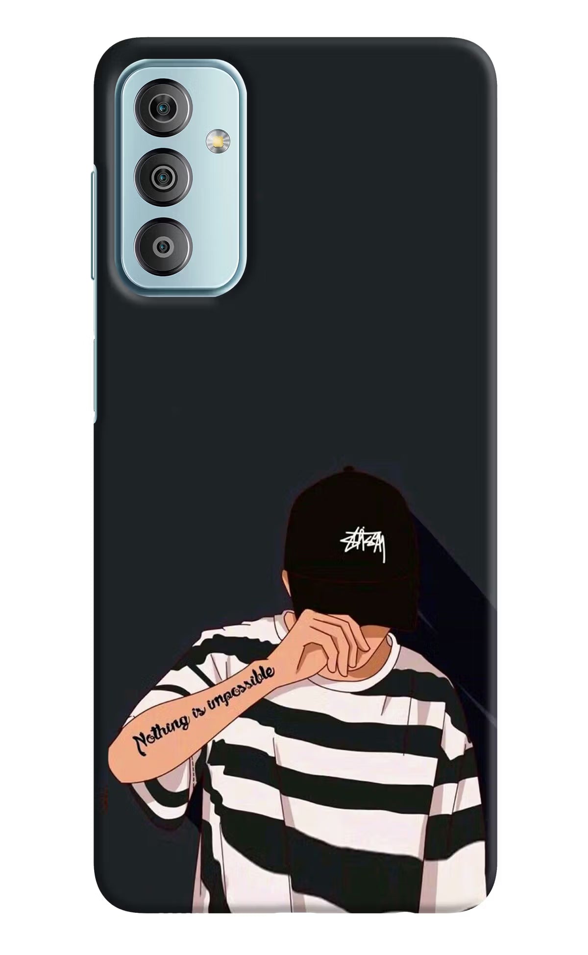 Aesthetic Boy Samsung F23 5G Hard Case Back Cover by Casekaro