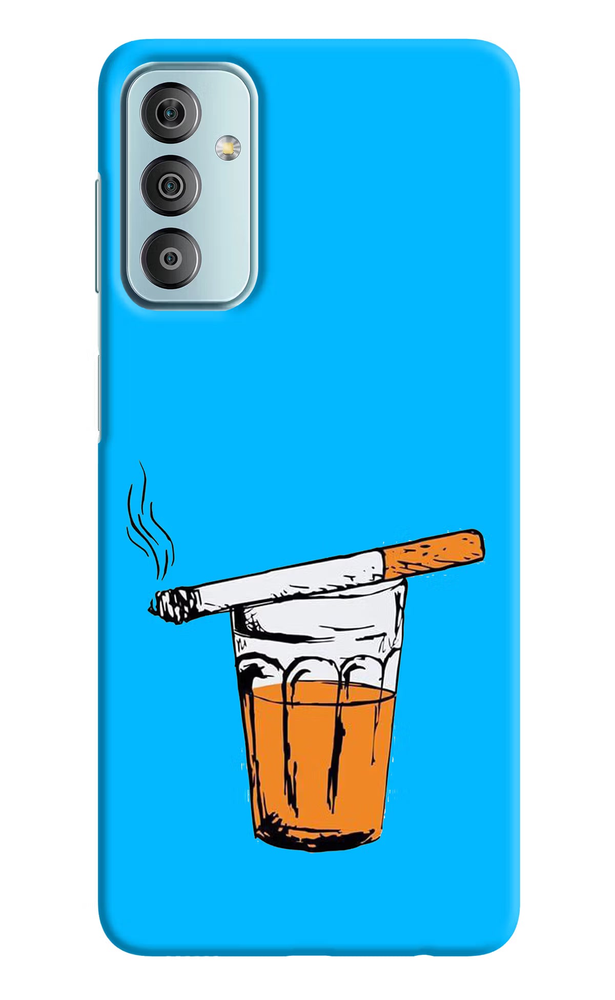 Chai Sutta Samsung F23 5G Hard Case Back Cover by Casekaro