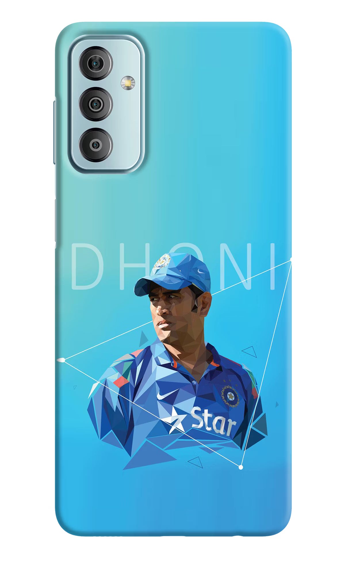Dhoni Artwork Samsung F23 5G Hard Case Back Cover by Casekaro