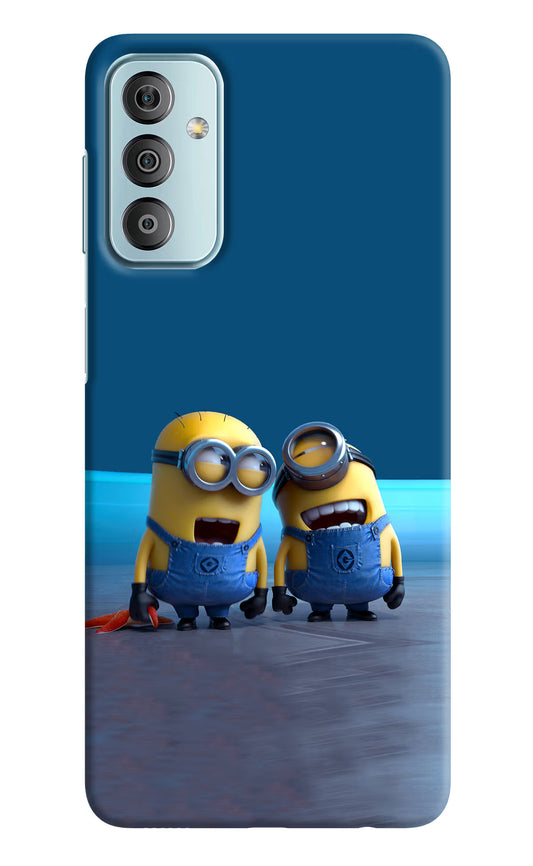 Minion Laughing Samsung F23 5G Hard Case Back Cover by Casekaro