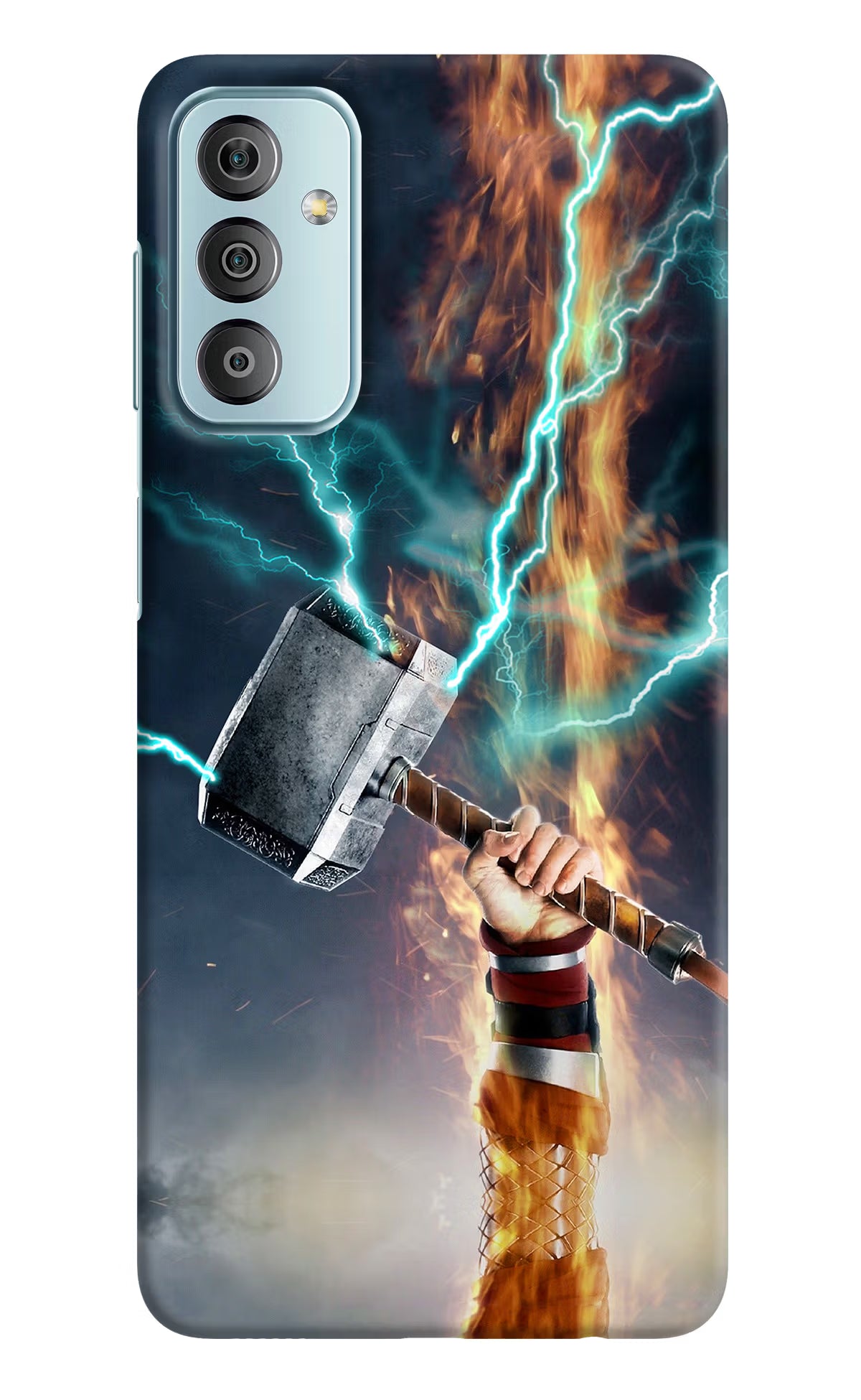 Thor Hammer Mjolnir Samsung F23 5G Hard Case Back Cover by Casekaro
