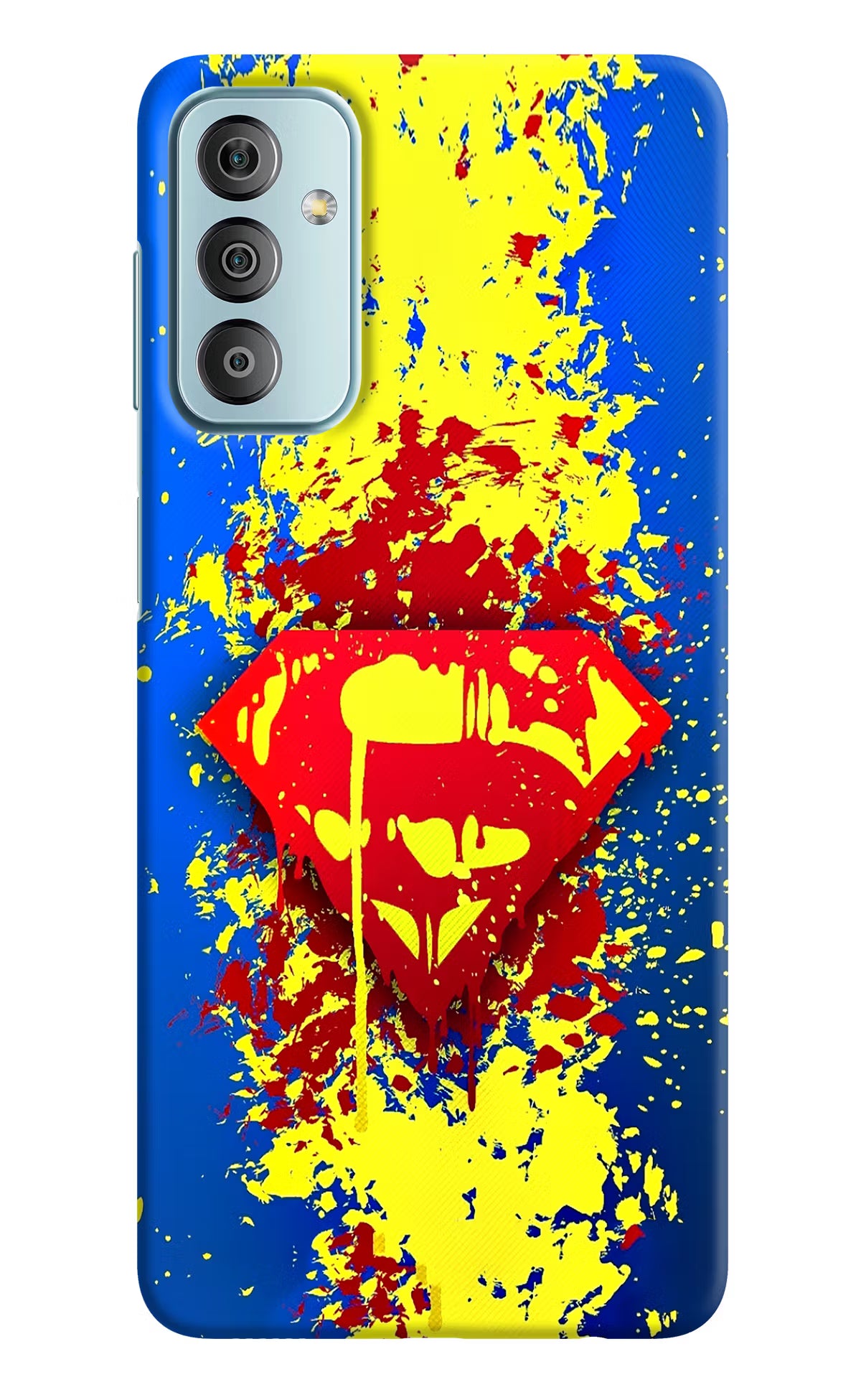 Superman logo Samsung F23 5G Hard Case Back Cover by Casekaro