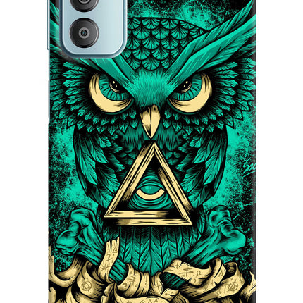 Green Owl Samsung F23 5G Hard Case Back Cover by Casekaro