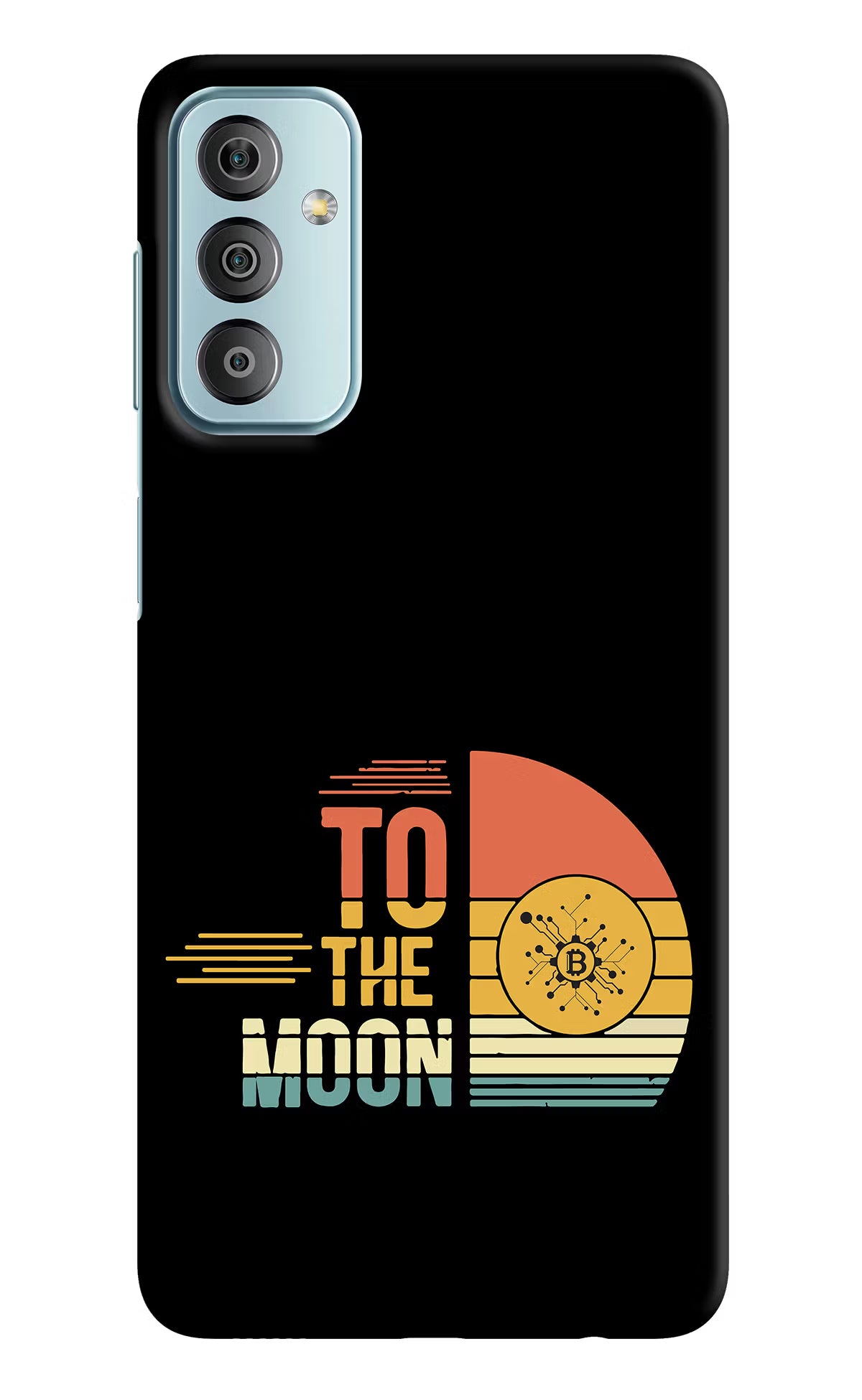 To the Moon Samsung F23 5G Hard Case Back Cover by Casekaro