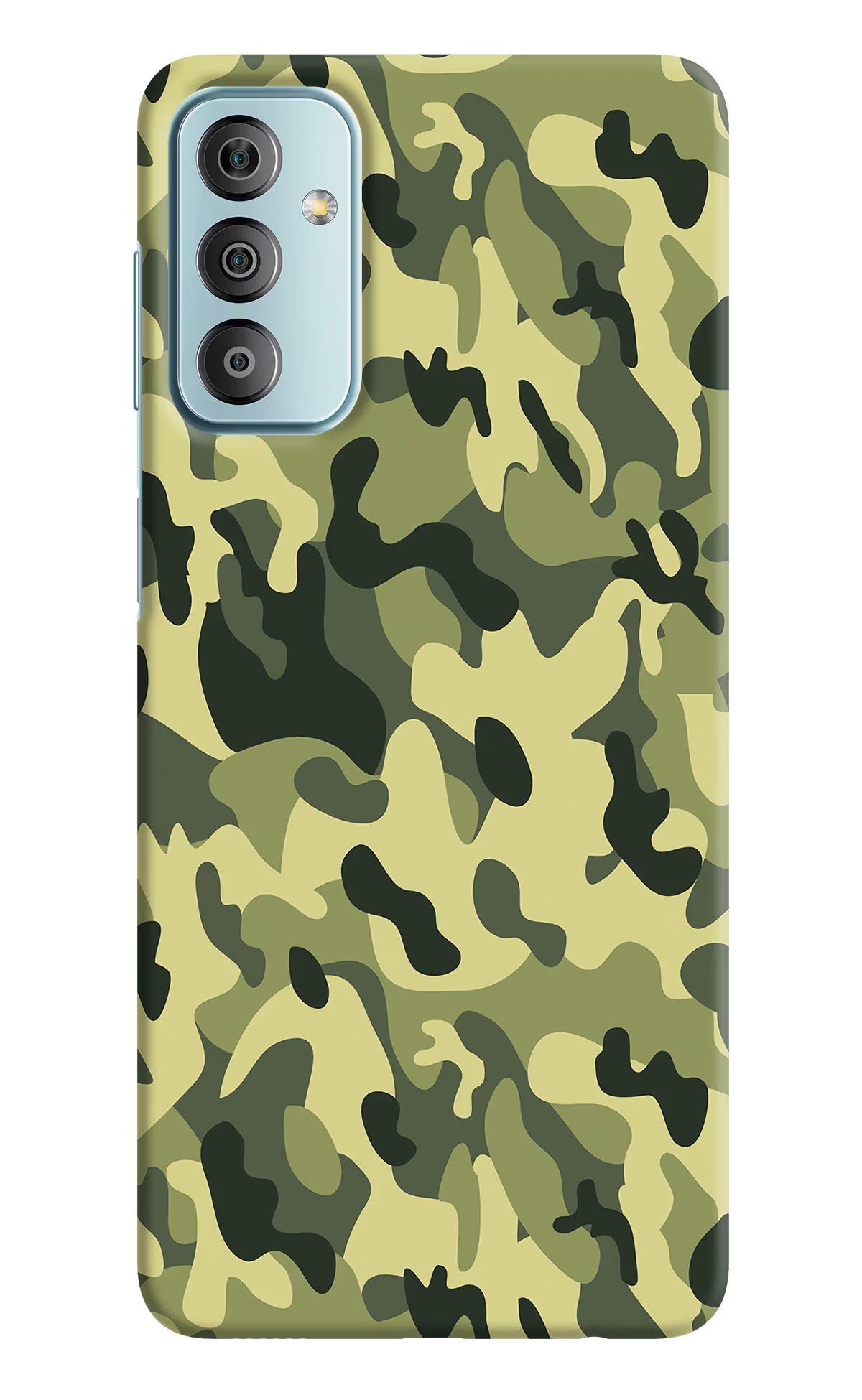 Camouflage Samsung F23 5G Hard Case Back Cover by Casekaro