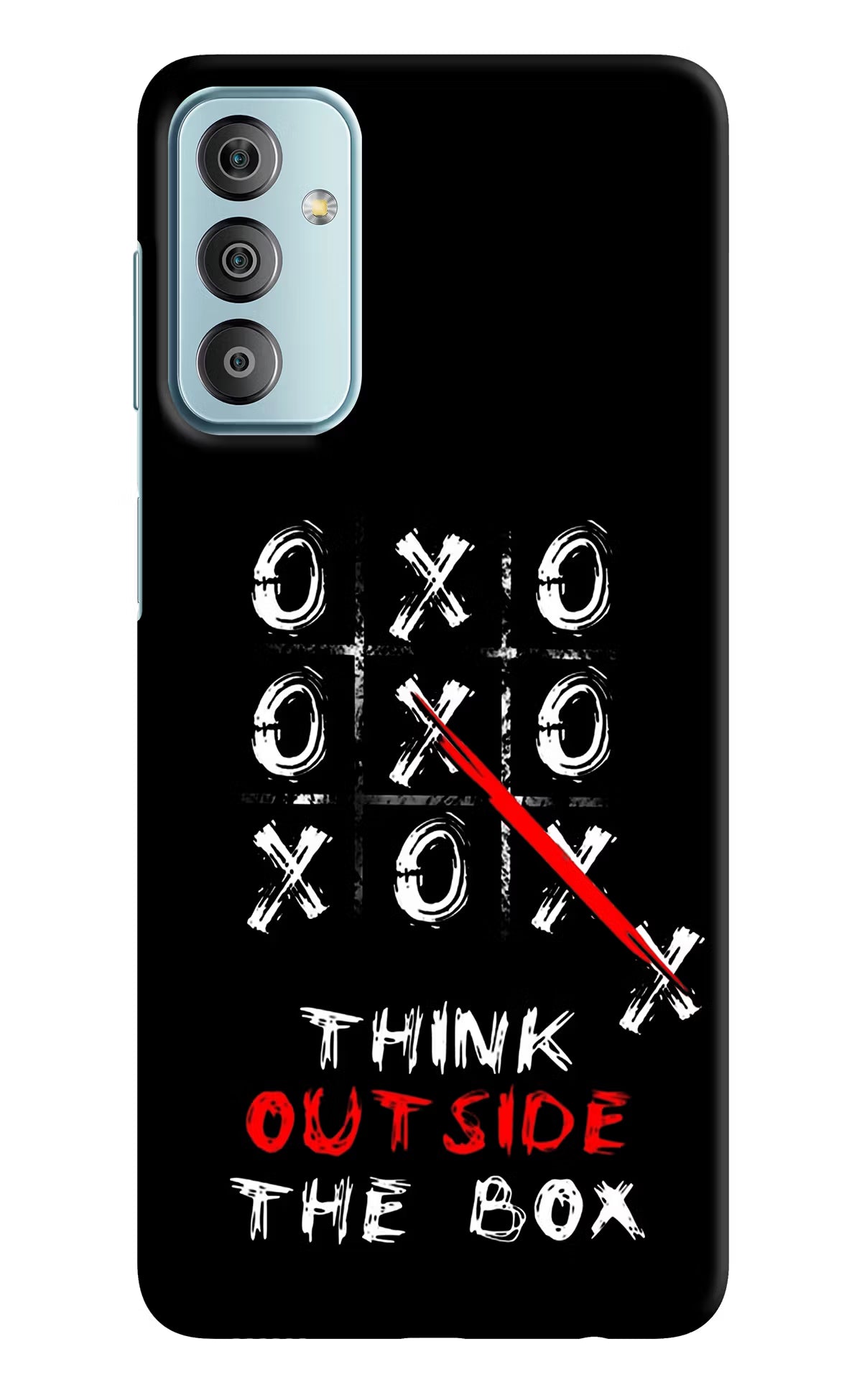 Think out of the BOX Samsung F23 5G Hard Case Back Cover by Casekaro