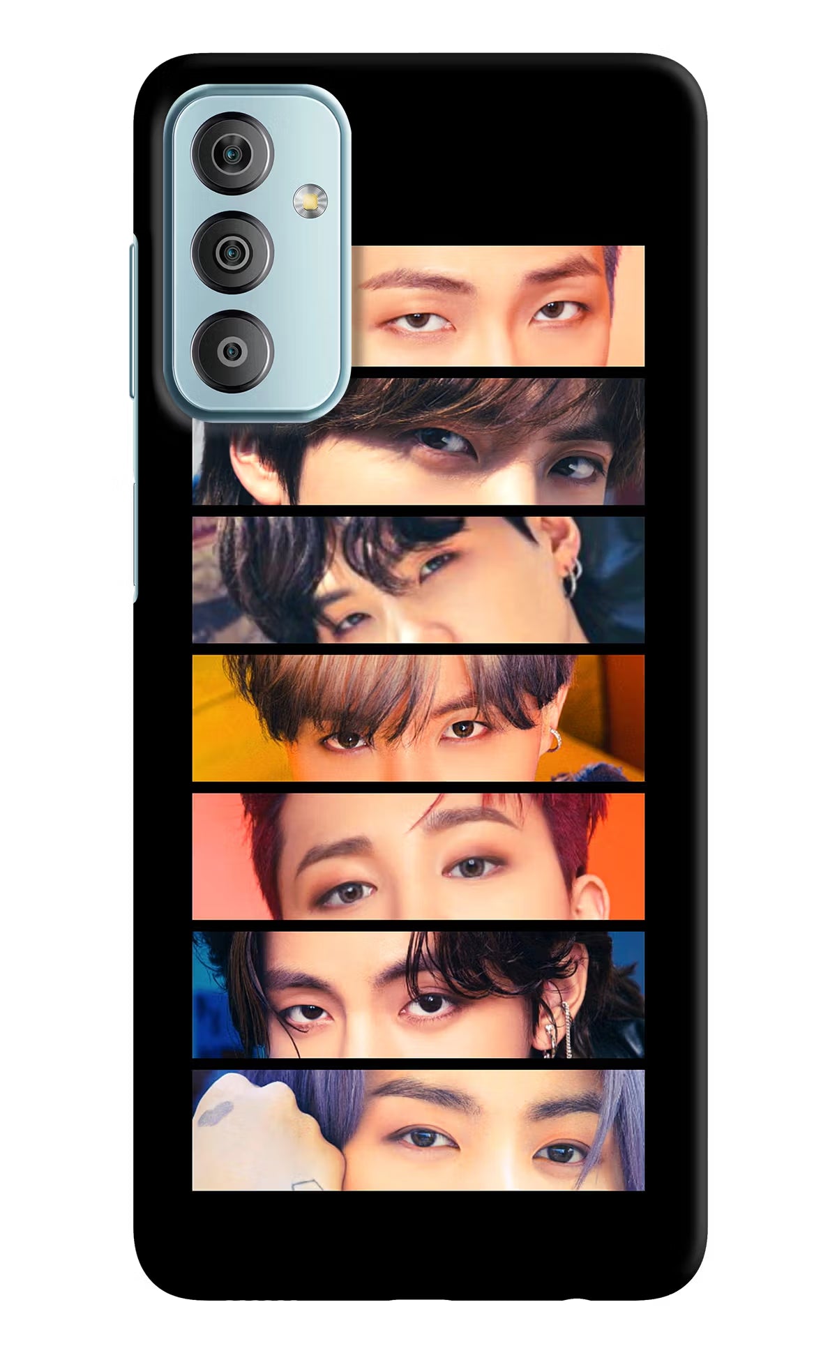 BTS Eyes Samsung F23 5G Hard Case Back Cover by Casekaro