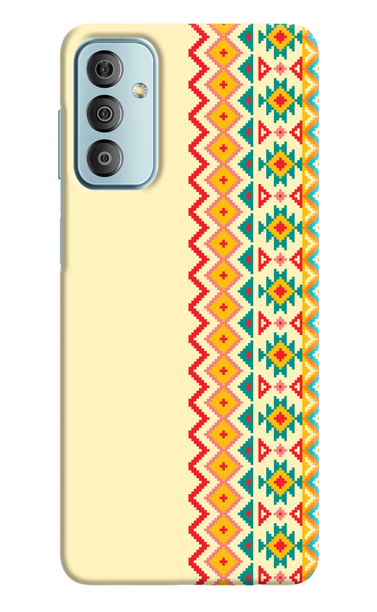 Ethnic Seamless Samsung F23 5G Hard Case Back Cover by Casekaro