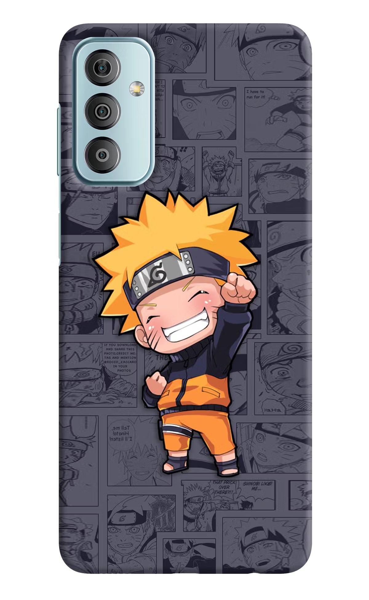 Chota Naruto Samsung F23 5G Hard Case Back Cover by Casekaro