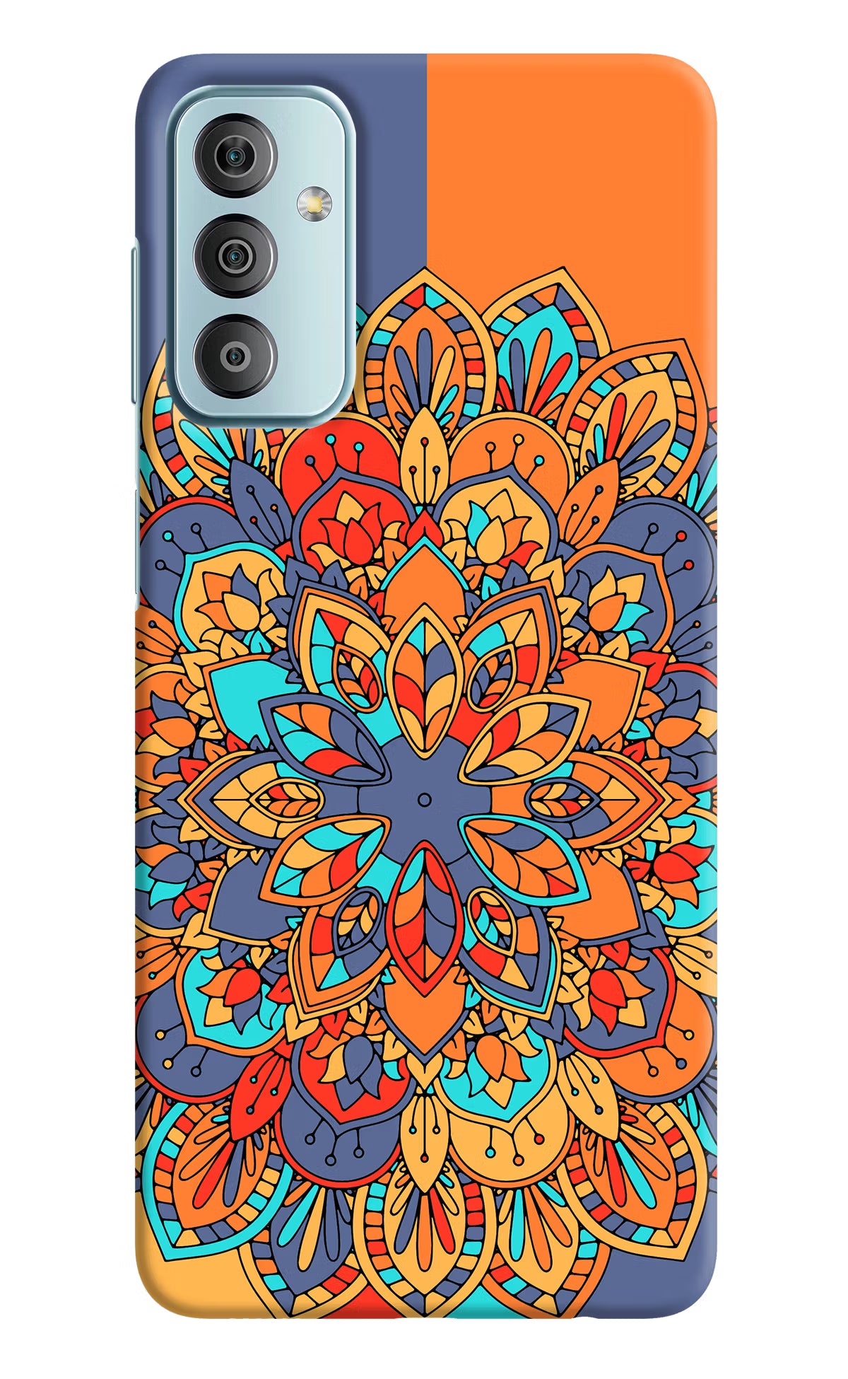 Color Mandala Samsung F23 5G Hard Case Back Cover by Casekaro