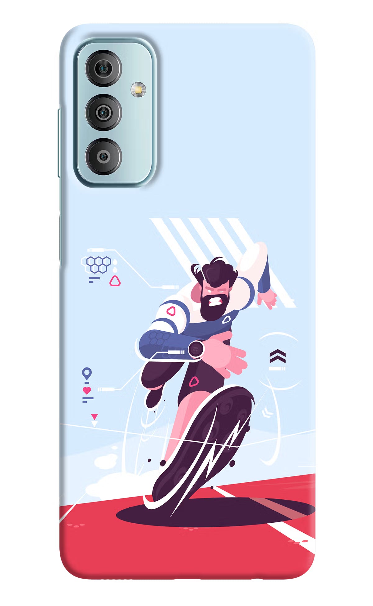 Run Pro Samsung F23 5G Hard Case Back Cover by Casekaro