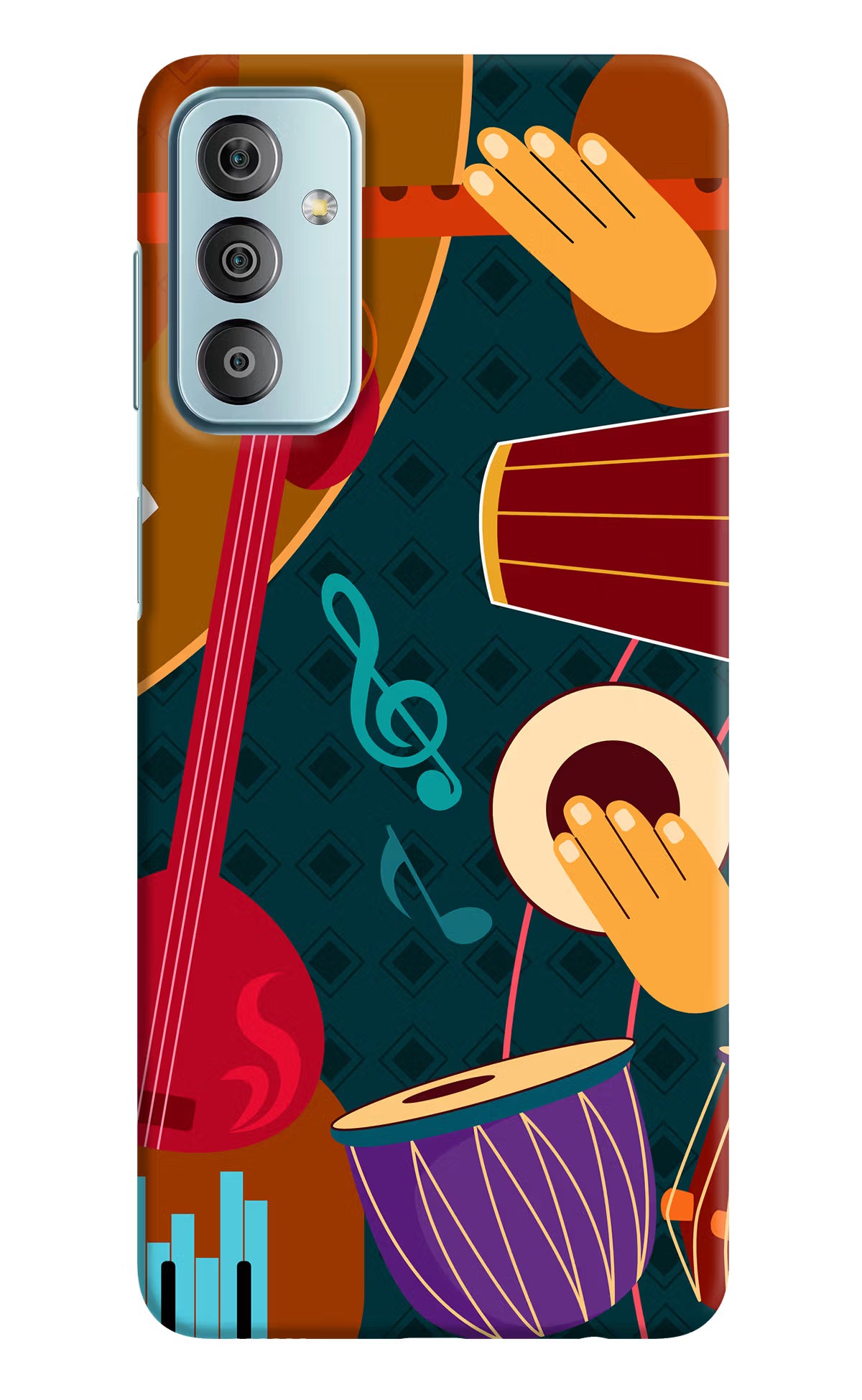 Music Instrument Samsung F23 5G Hard Case Back Cover by Casekaro