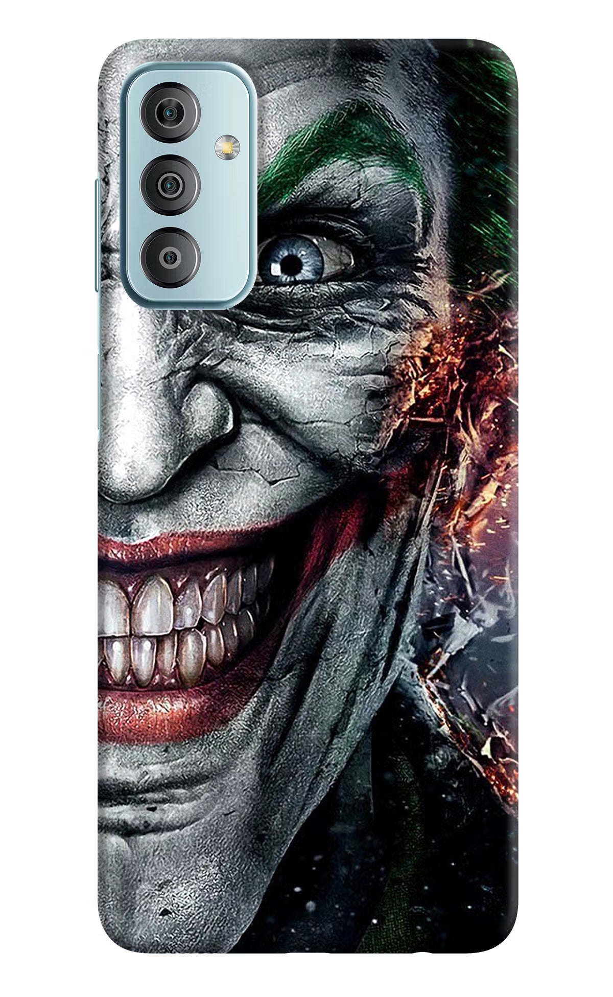 Joker Cam Samsung F23 5G Hard Case Back Cover by Casekaro