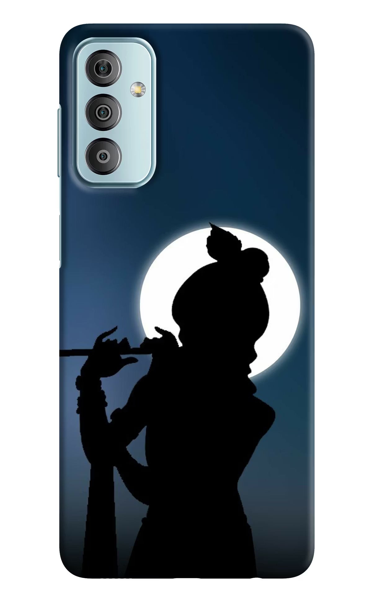 Shri Krishna Silhouette Samsung F23 5G Hard Case Back Cover by Casekaro