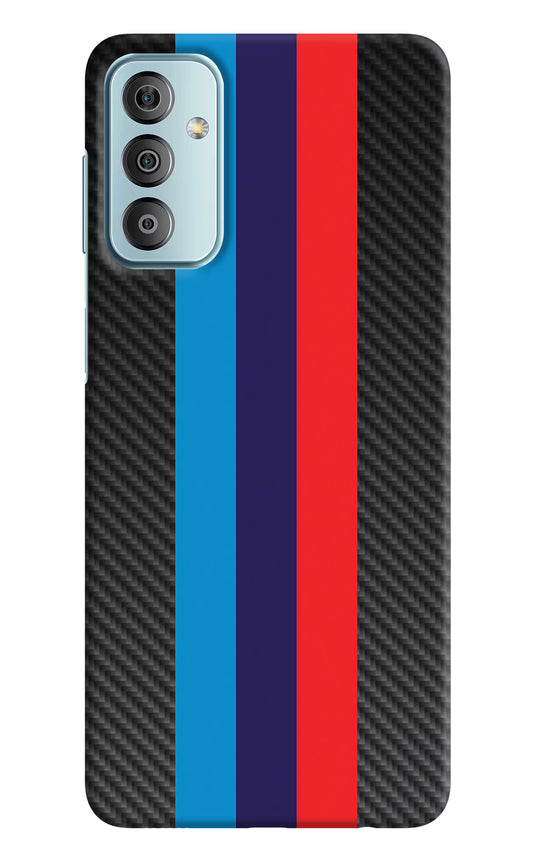 BMW Stripes Pattern Samsung F23 5G Hard Case Back Cover by Casekaro