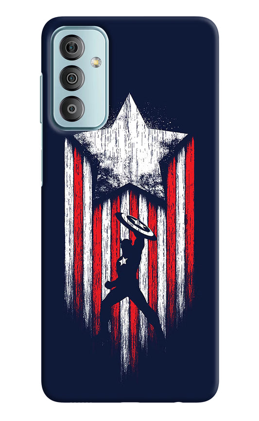 Captain America Marvel Art Samsung F23 5G Hard Case Back Cover by Casekaro