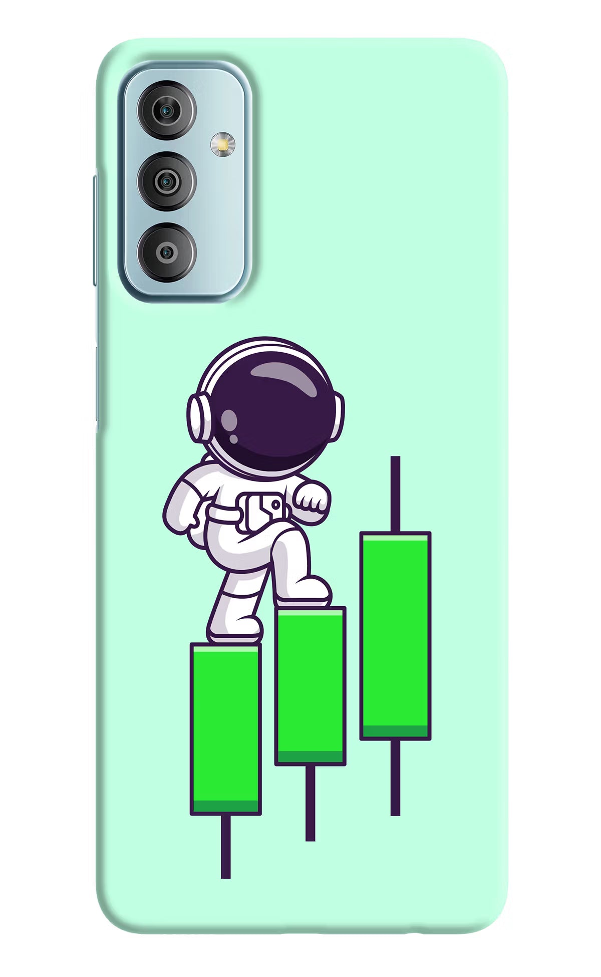 Astronaut Trader Samsung F23 5G Hard Case Back Cover by Casekaro