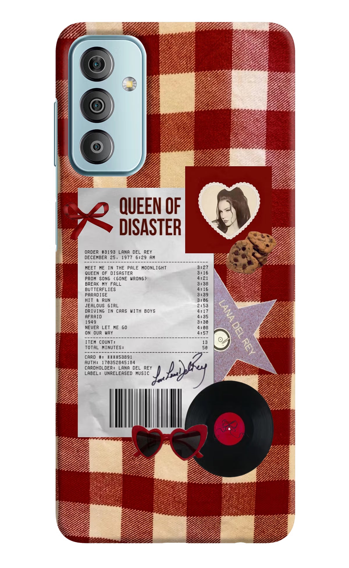 Queen of Disaster Samsung F23 5G Hard Case Back Cover by Casekaro