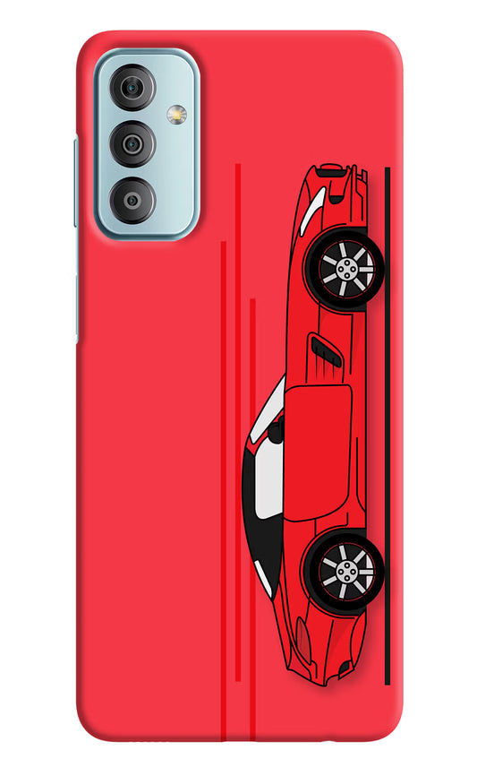 Red Velocity Samsung F23 5G Hard Case Back Cover by Casekaro