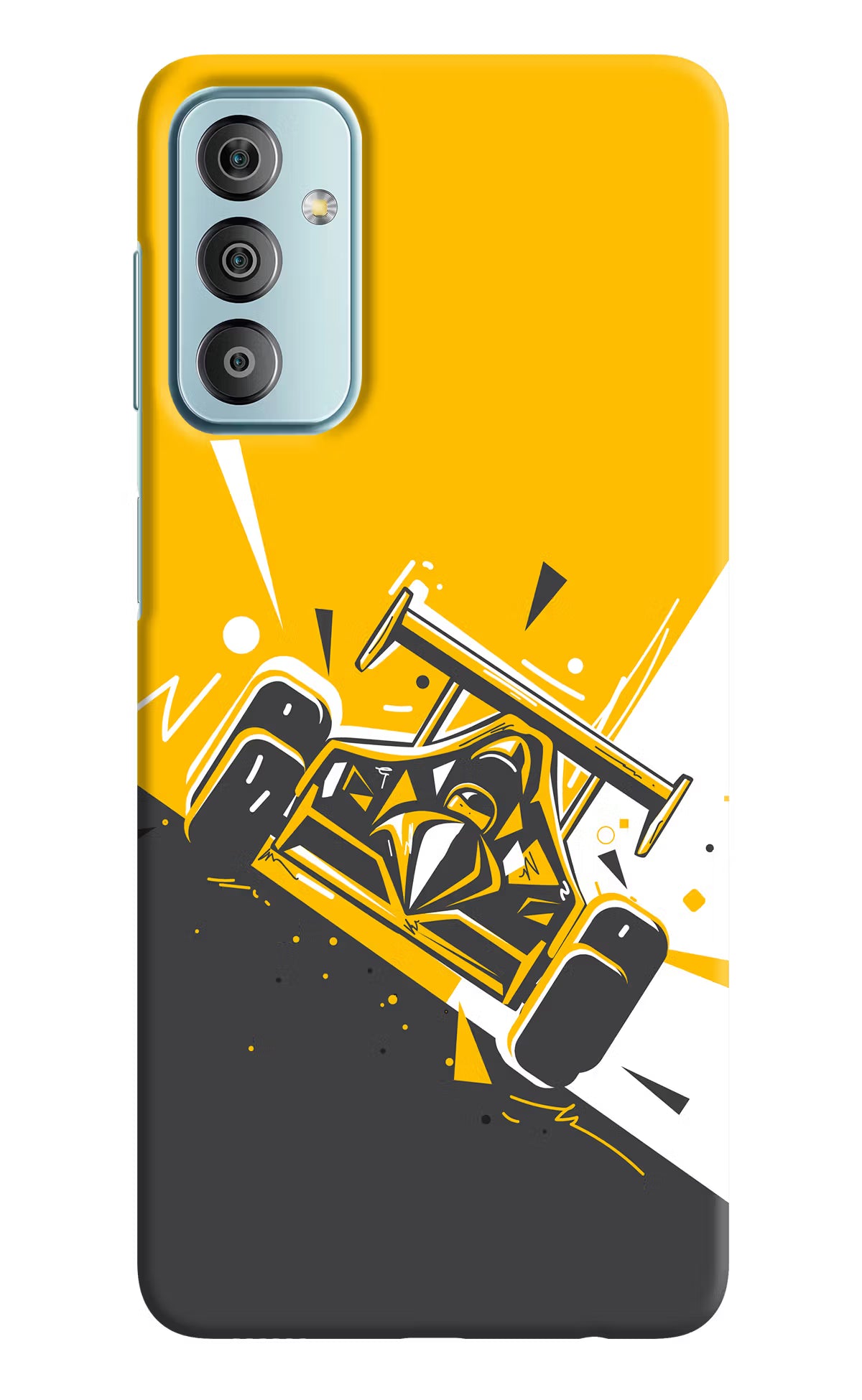 Track King Samsung F23 5G Hard Case Back Cover by Casekaro