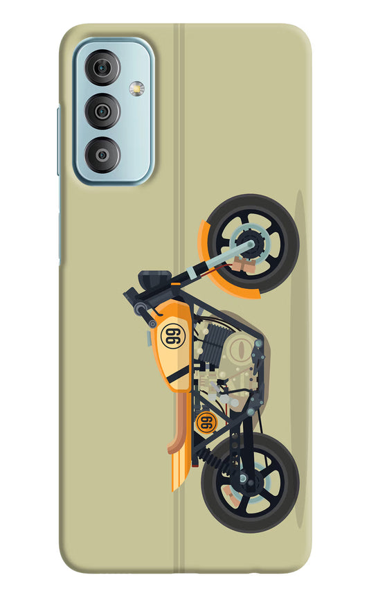 Vertical Speedster Samsung F23 5G Hard Case Back Cover by Casekaro