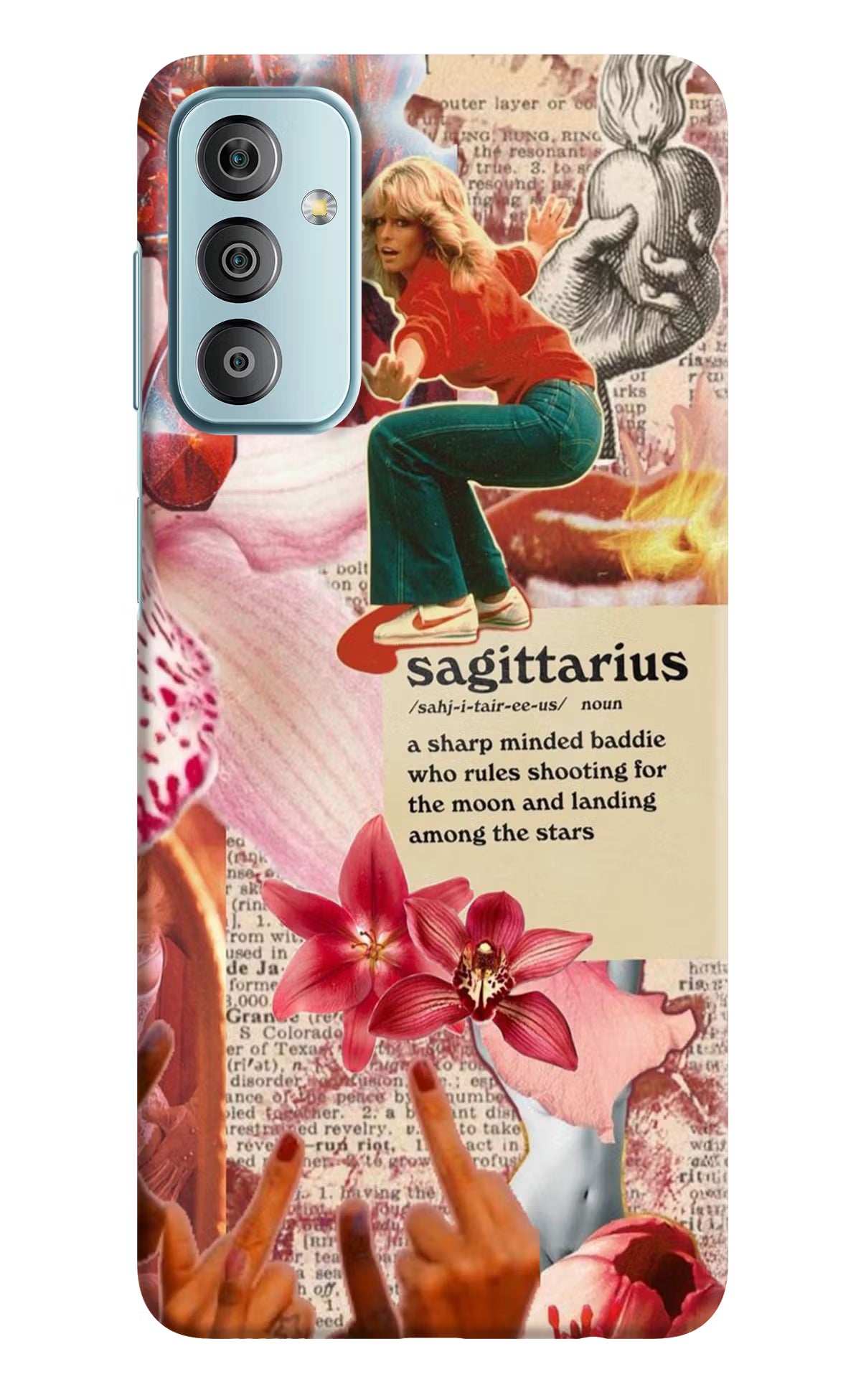 Sagittarius Zodiac Samsung F23 5G Hard Case Back Cover by Casekaro