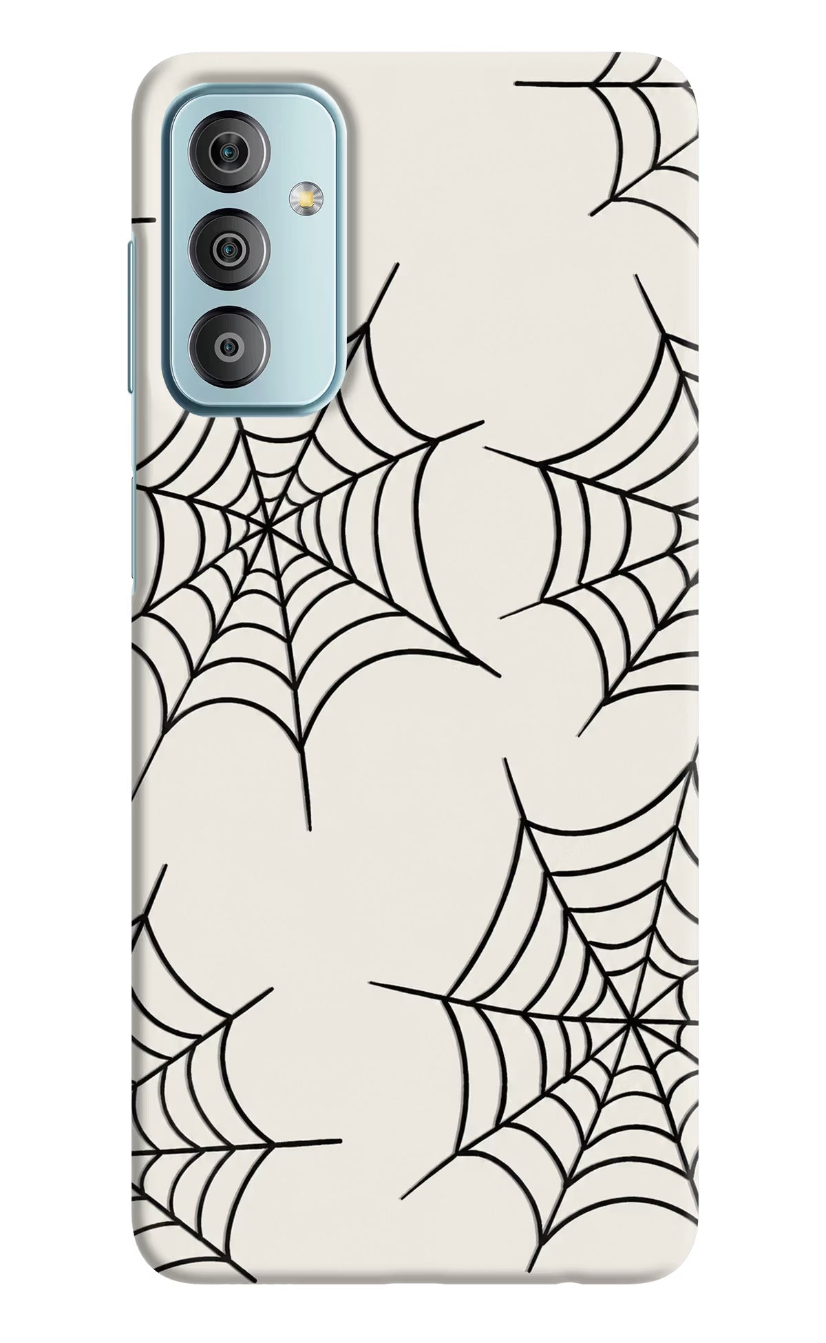 Spider Web Samsung F23 5G Hard Case Back Cover by Casekaro