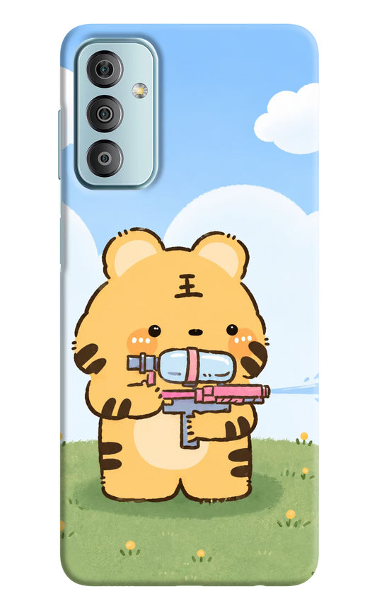 Tiger Treat Samsung F23 5G Hard Case Back Cover by Casekaro