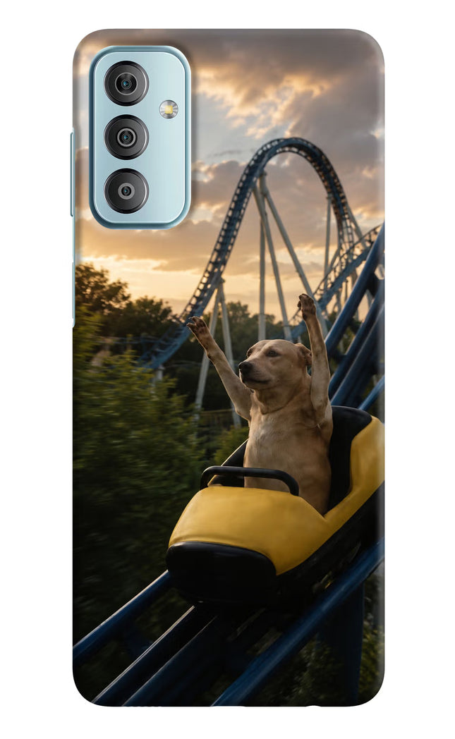 Rollercoaster Dog Samsung F23 5G Hard Case Back Cover by Casekaro
