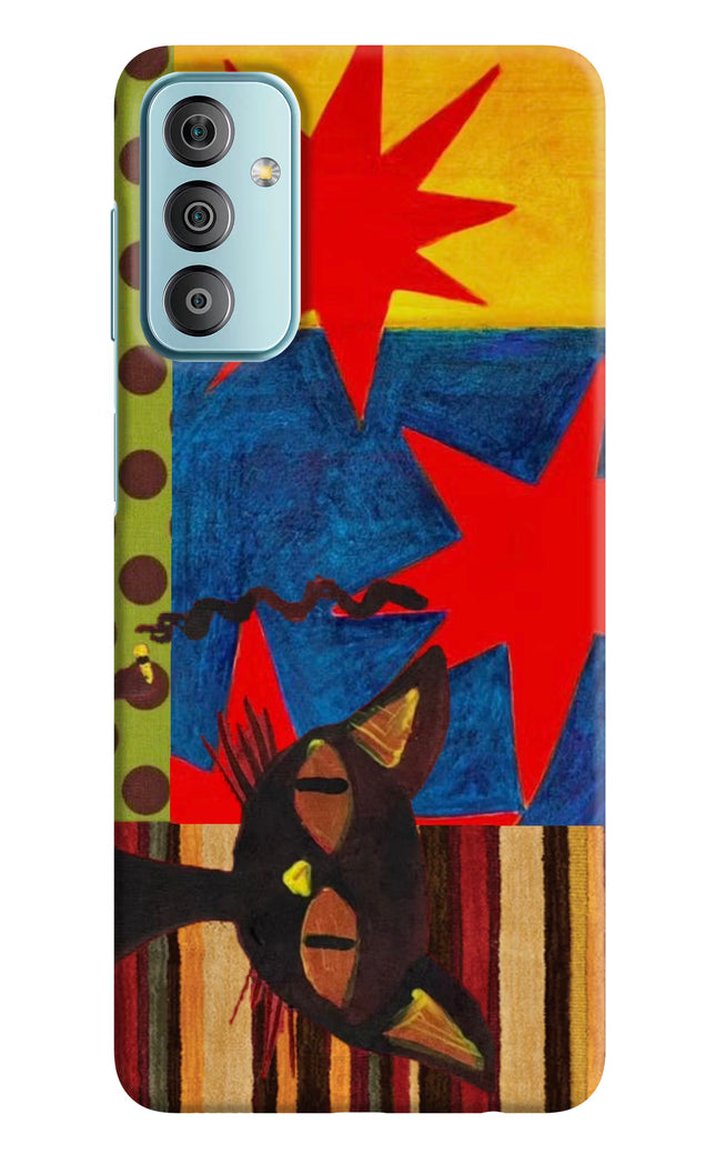 Pop Cat Samsung F23 5G Hard Case Back Cover by Casekaro