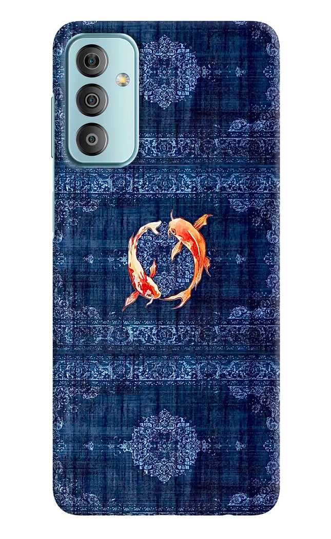Koi Blue Samsung F23 5G Hard Case Back Cover by Casekaro