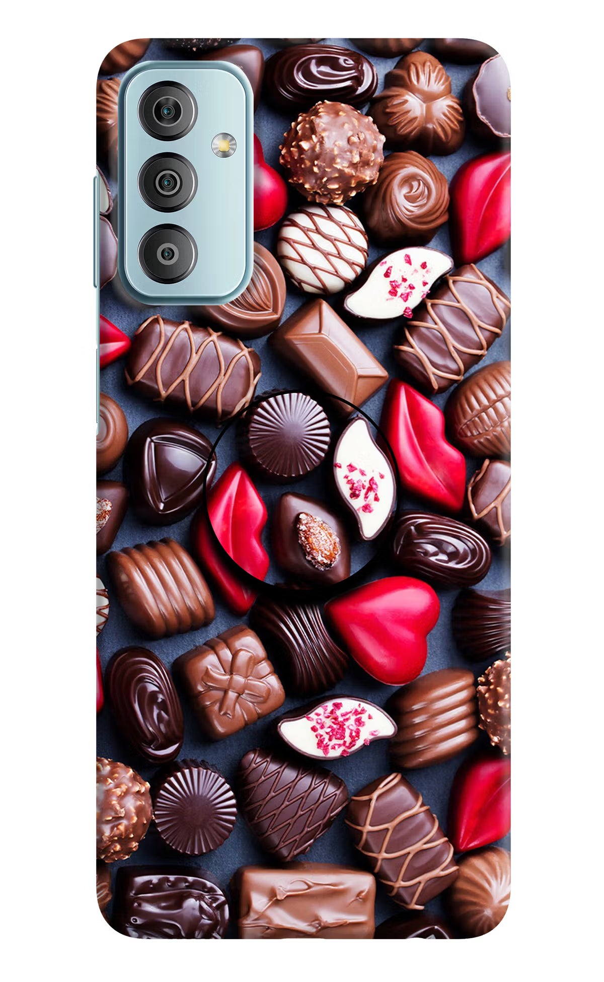 Chocolates Samsung F23 5G Pop Case by Casekaro