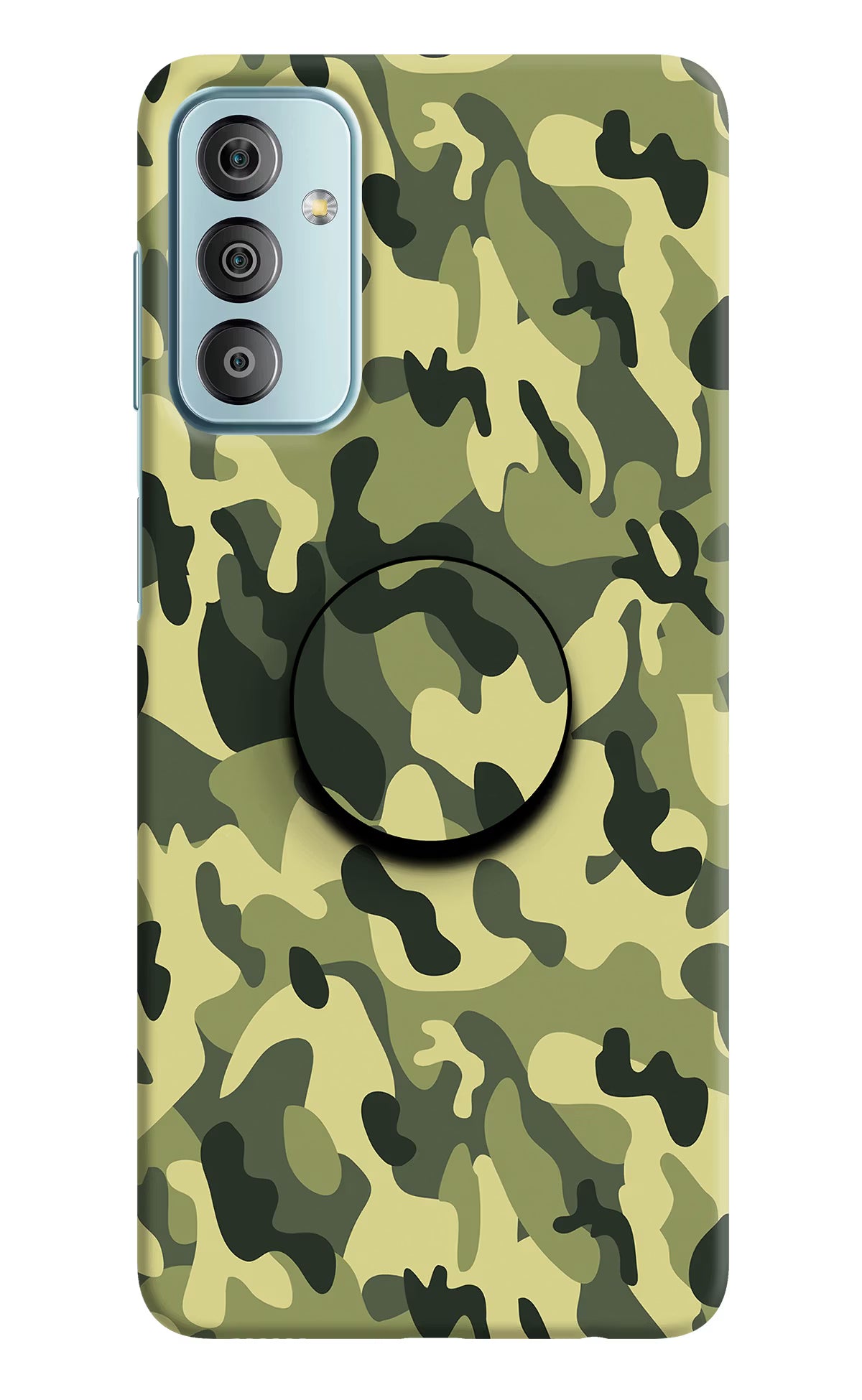 Camouflage Samsung F23 5G Pop Case by Casekaro
