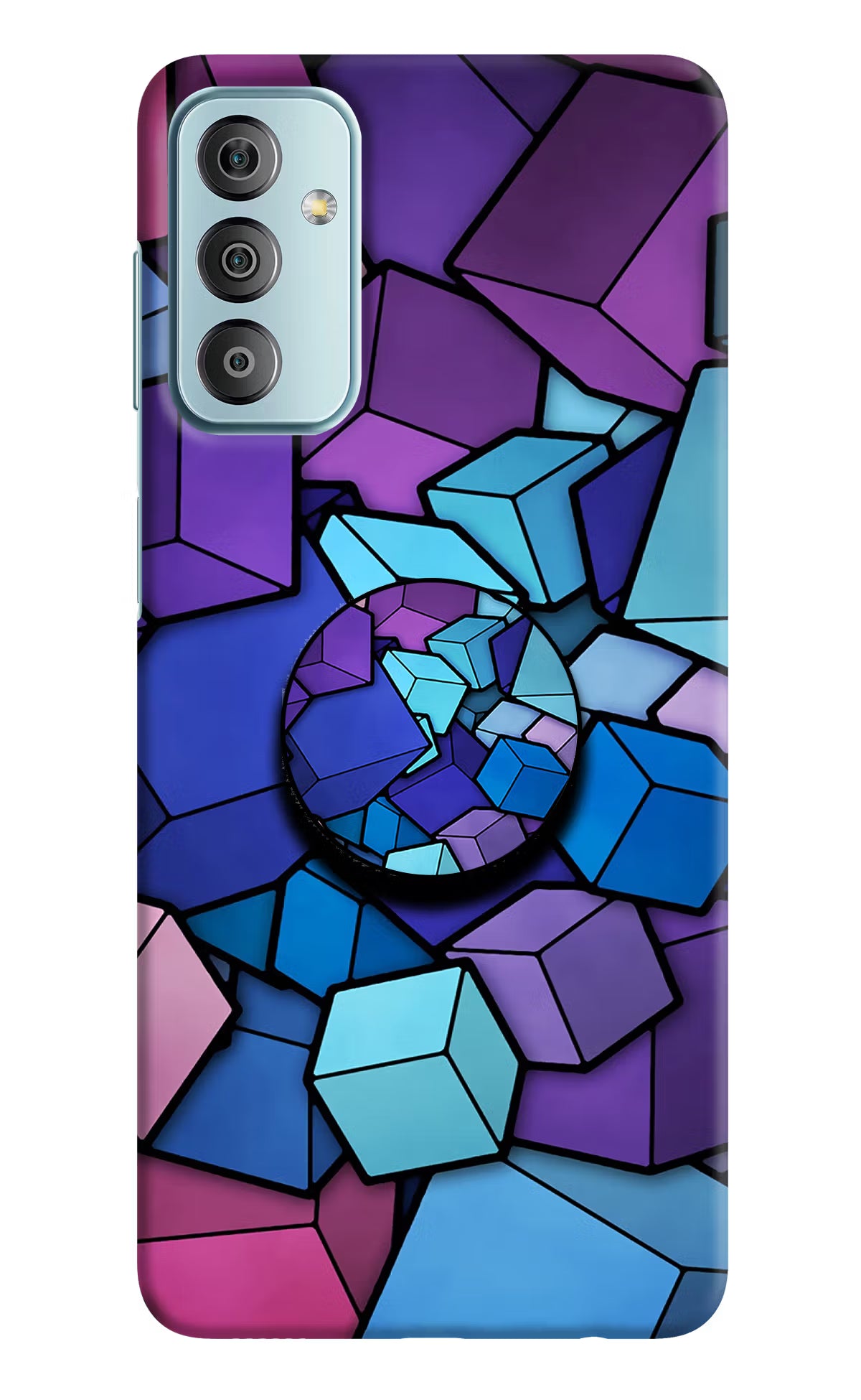 Cubic Abstract Samsung F23 5G Pop Case by Casekaro