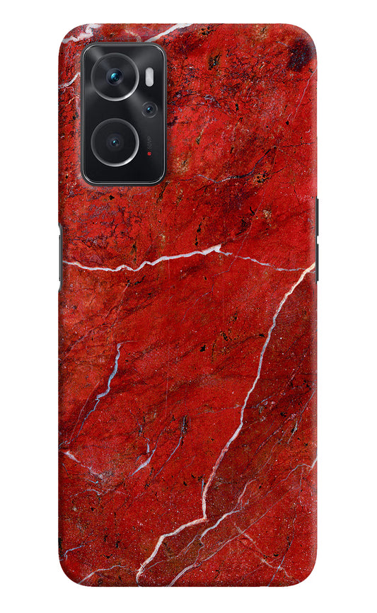 Red Marble Design Oppo K10 4G Hard Case Back Cover by Casekaro