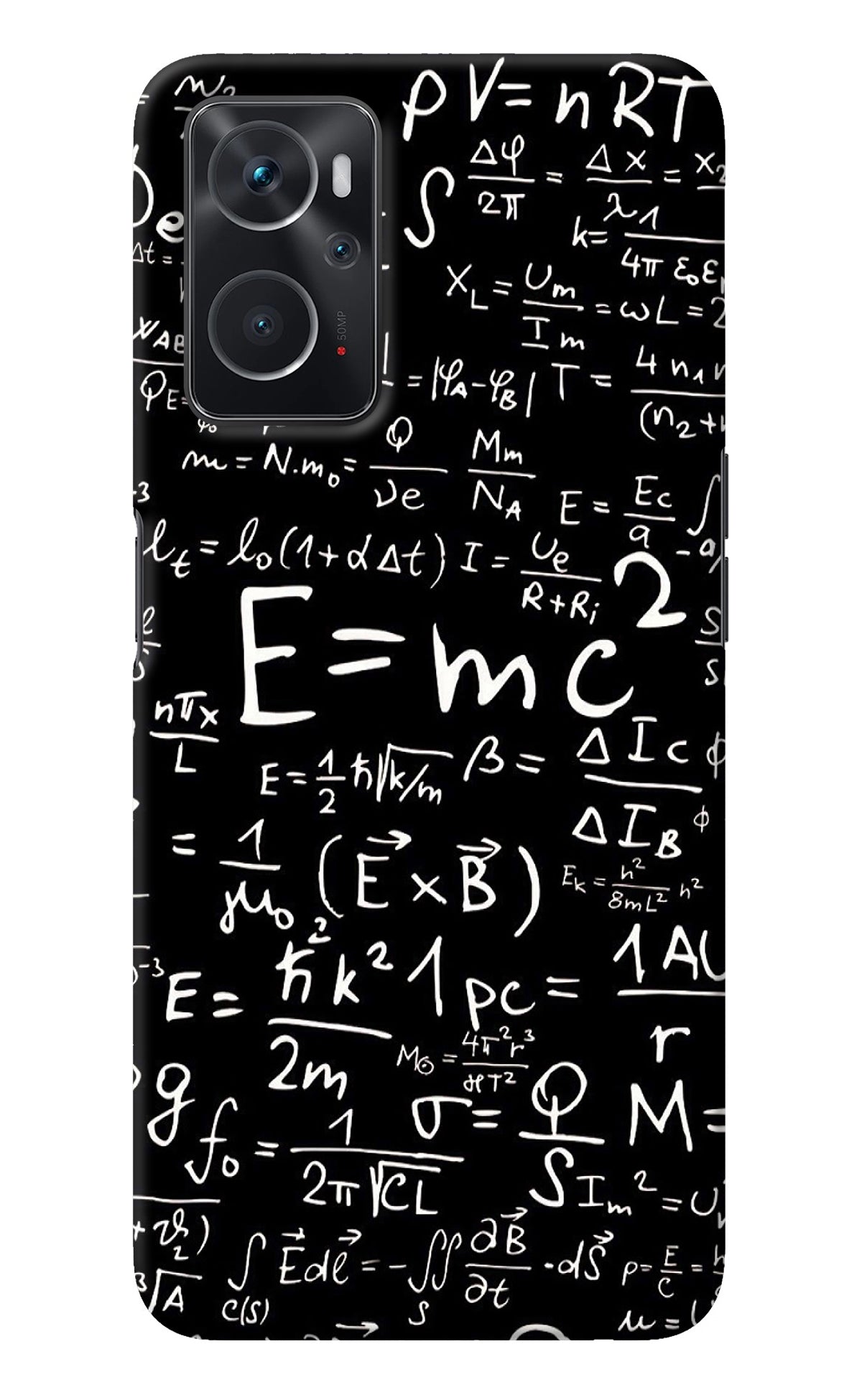 Physics Albert Einstein Formula Oppo K10 4G Back Cover