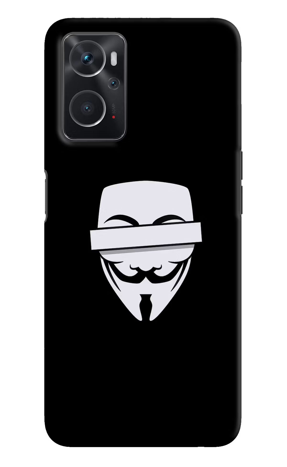 Anonymous Face Oppo K10 4G Hard Case Back Cover by Casekaro