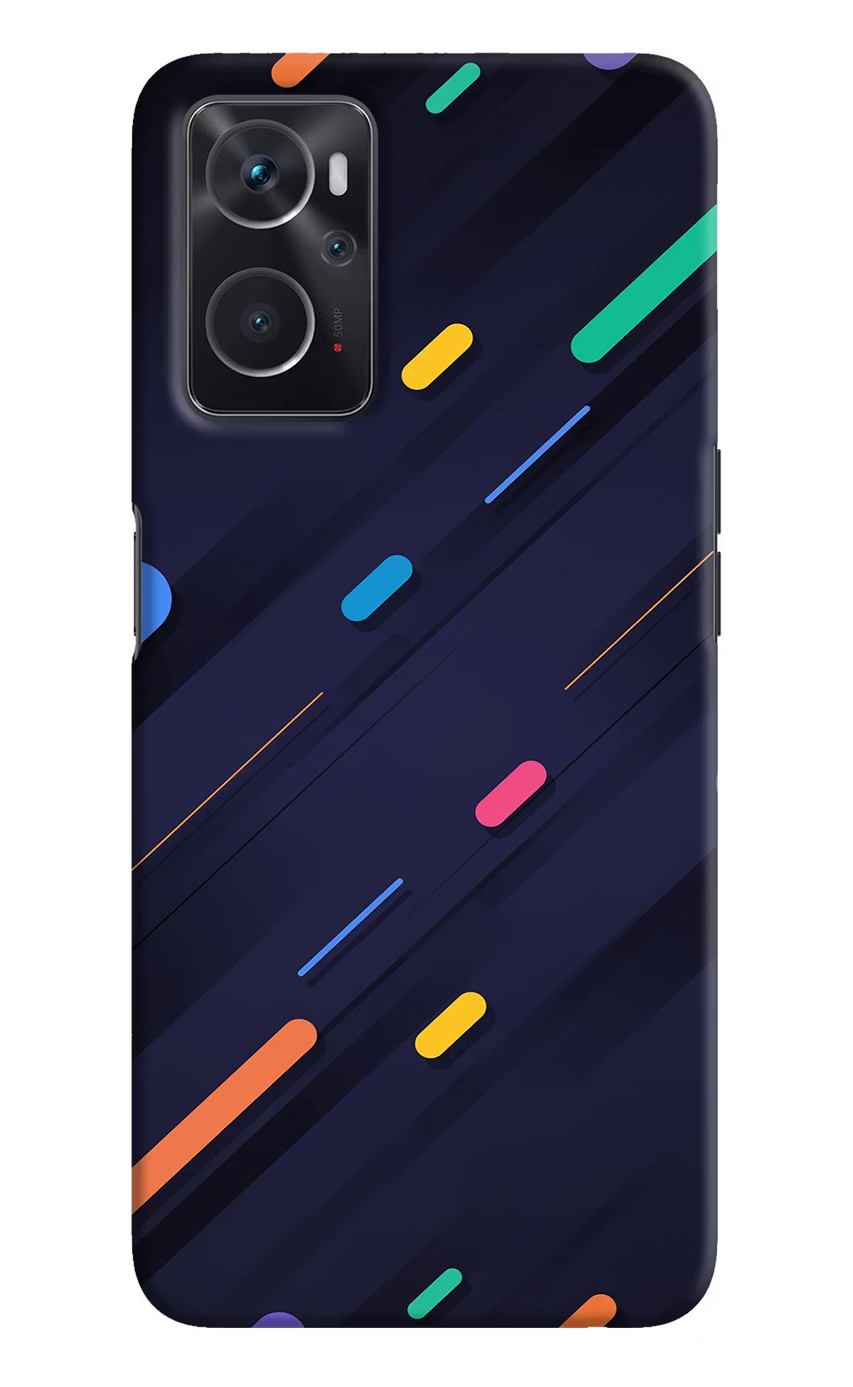 Abstract Design Oppo K10 4G Hard Case Back Cover by Casekaro