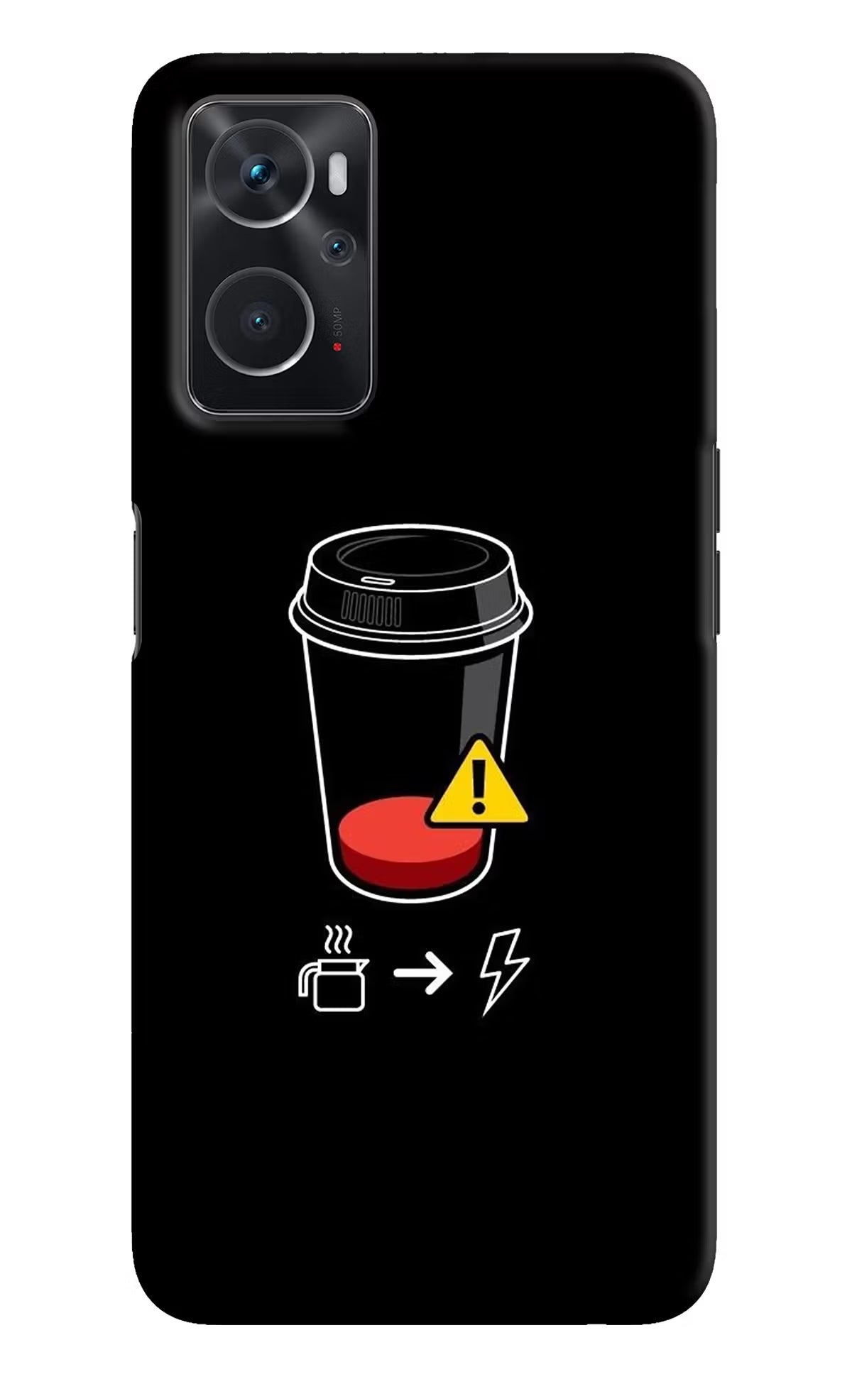 Coffee Oppo K10 4G Hard Case Back Cover by Casekaro