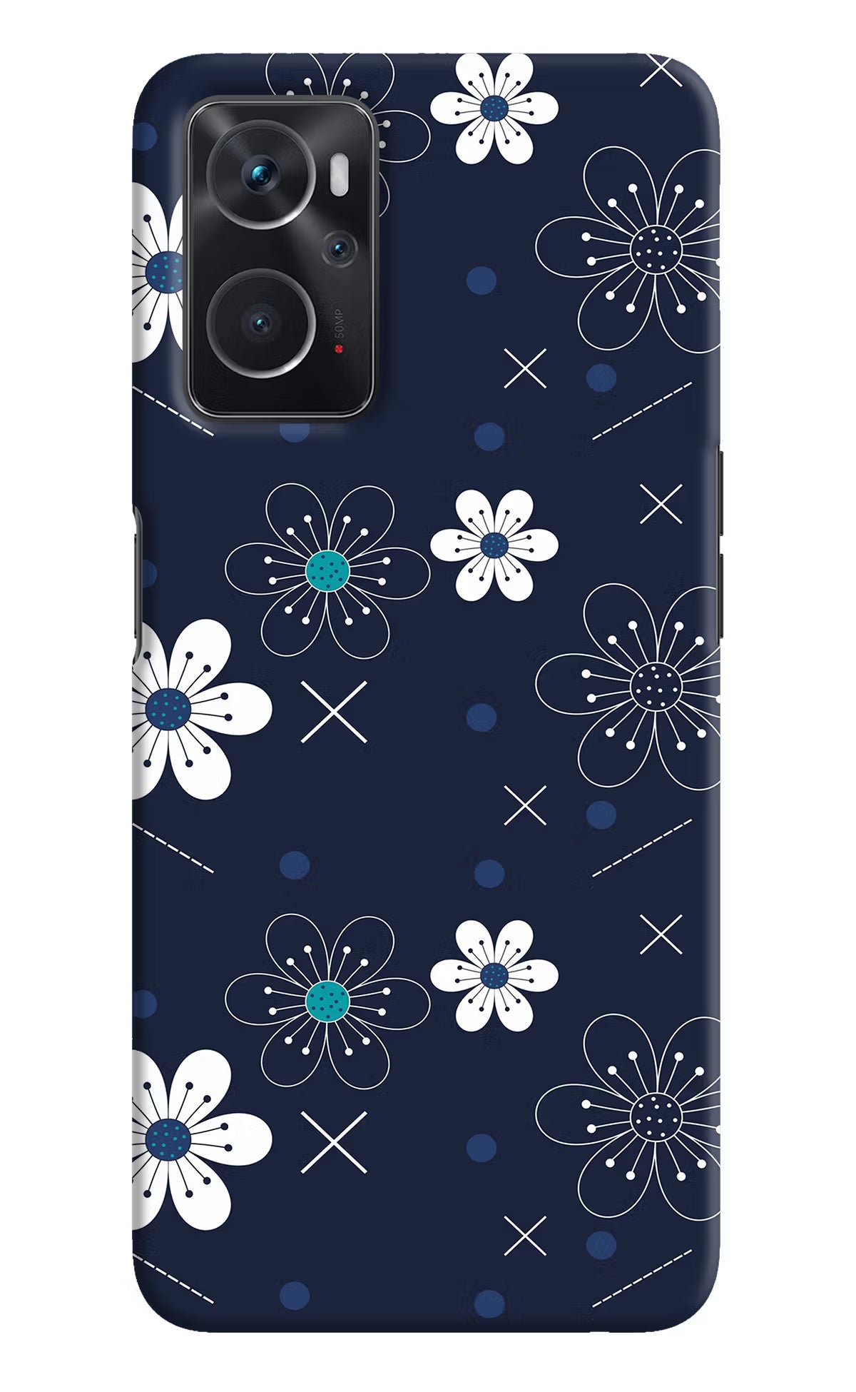 Flowers Oppo K10 4G Hard Case Back Cover by Casekaro