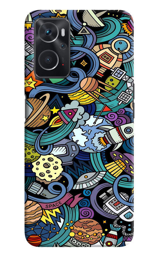 Space Abstract Oppo K10 4G Hard Case Back Cover by Casekaro
