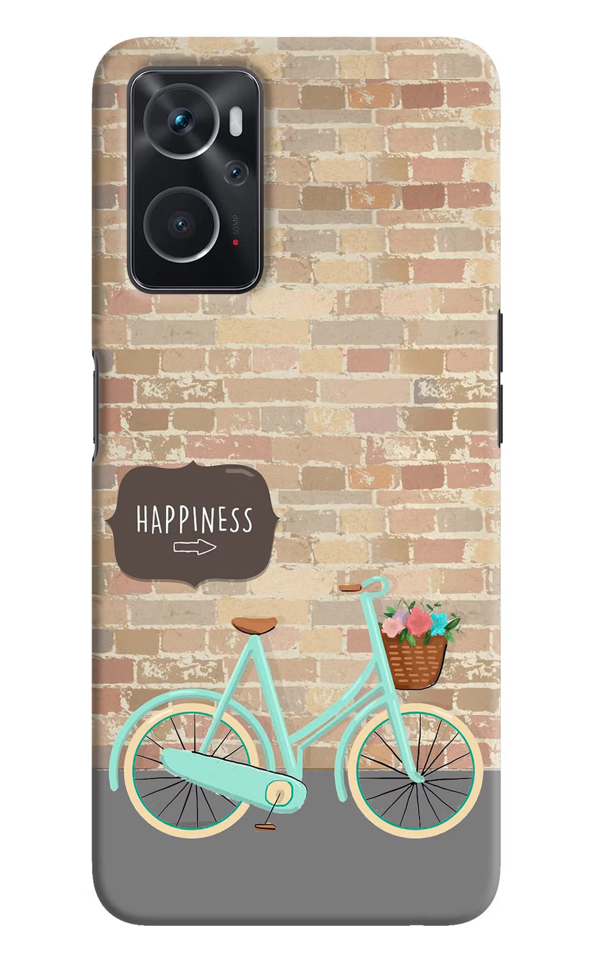Happiness Artwork Oppo K10 4G Hard Case Back Cover by Casekaro