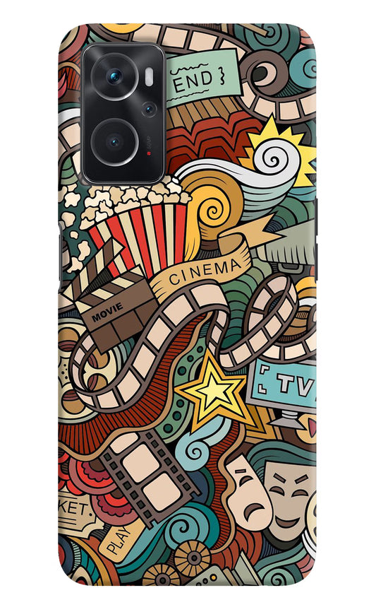 Cinema Abstract Oppo K10 4G Hard Case Back Cover by Casekaro