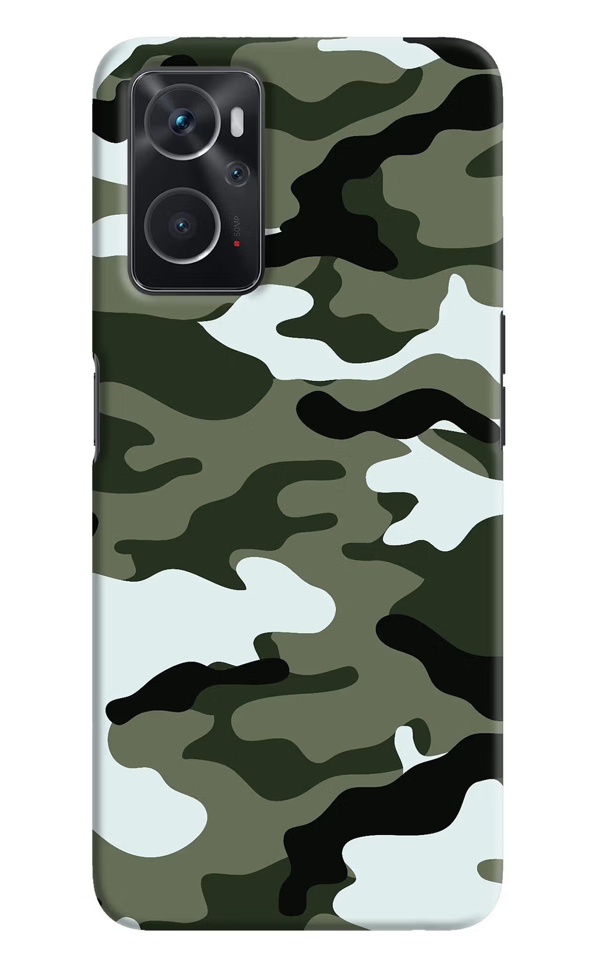 Camouflage Oppo K10 4G Hard Case Back Cover by Casekaro